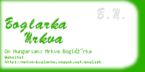 boglarka mrkva business card